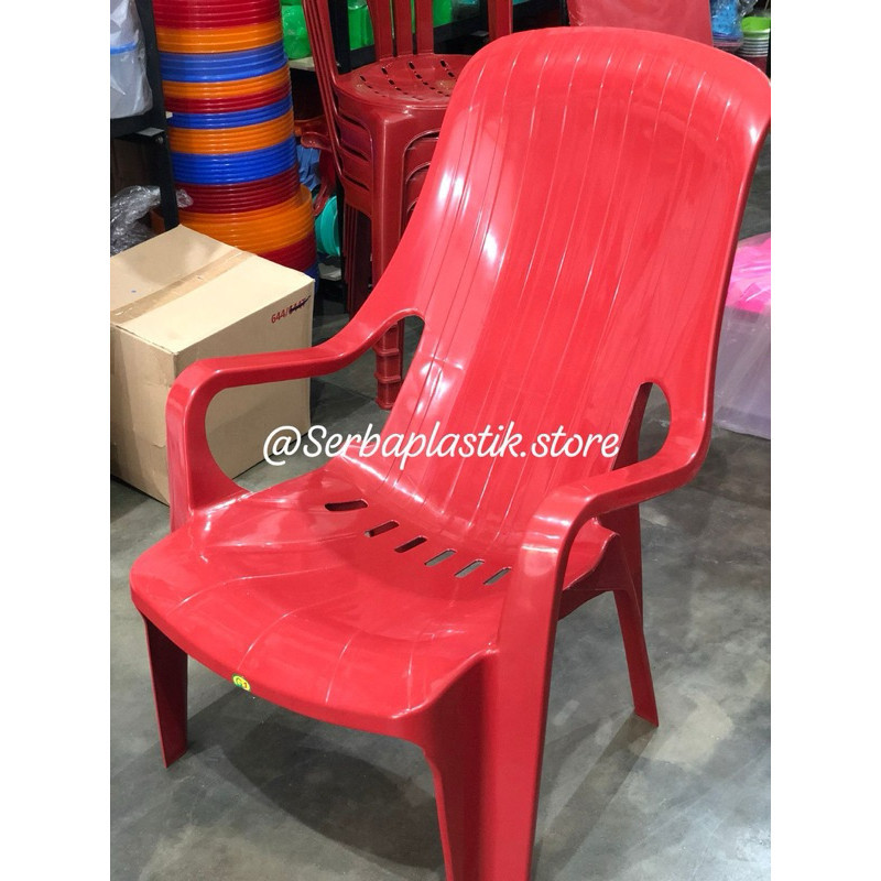 GT54E kursi santai sandaran tinggi / kursi santai plastik warna