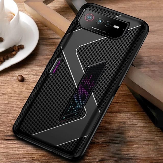CASING ASUS ROG PHONE 6 SOFT CASE CROSS CARBON ANTI HEAT SARUNG HP