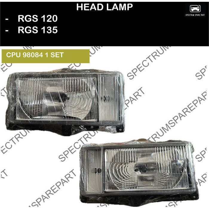 LAMPU BESAR HEAD LAMP RAGASA 120 - 135 ALL CPU 98084