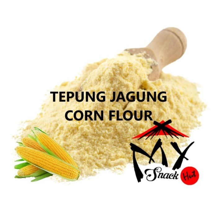 

TEPUNG JAGUNG 100GR - ORGANIC YELLOW CORN MEAL FLOUR POWDER - BUBUK