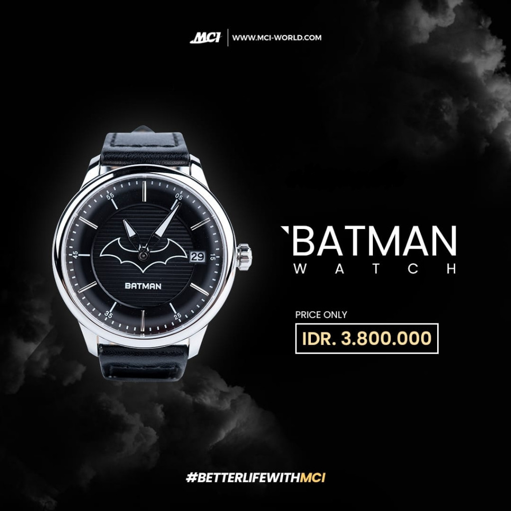 PROMO SPESIAL Batman Watch MCI / Jam tangan Batman MCI