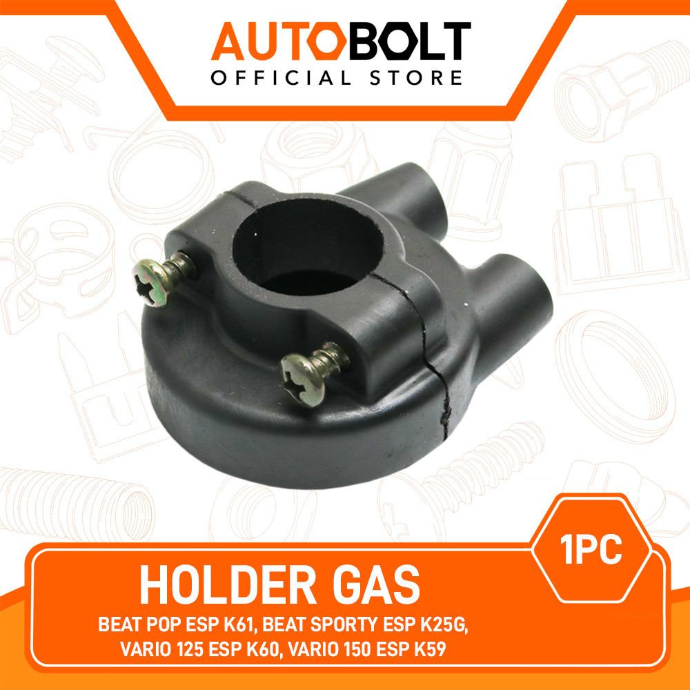 Holder Gas 2 Kabel Beat Sporty FI eSP K25G Pop Vario 125 150 LED eSP New 2015-2018 Mangkok Mangkuk R