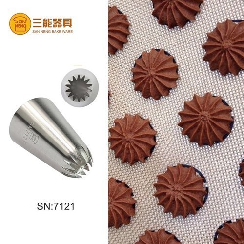 

Sanneng SN7121 - Pastry Tip / Spuit Buttercream Stainless