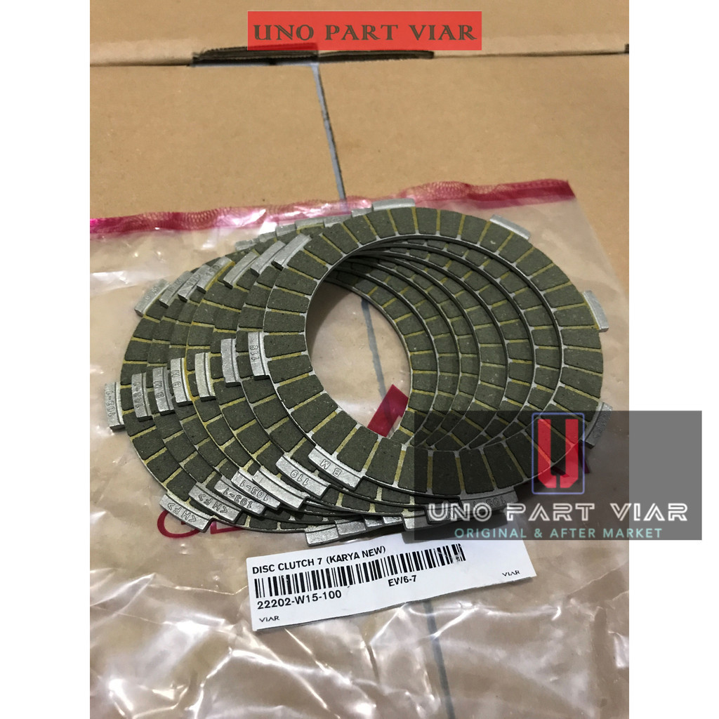 VIAR KAMPAS KOPLING LEBAR ISI 7 VIAR 150 200 300CC 2015 SERIES ORIGINAL PNP TOSSA GIGA Roda 3