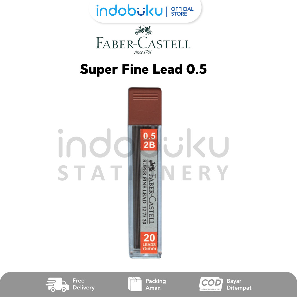 

Refill Mechanical Pencil Lead 0.5MM (2B) Faber-Castell