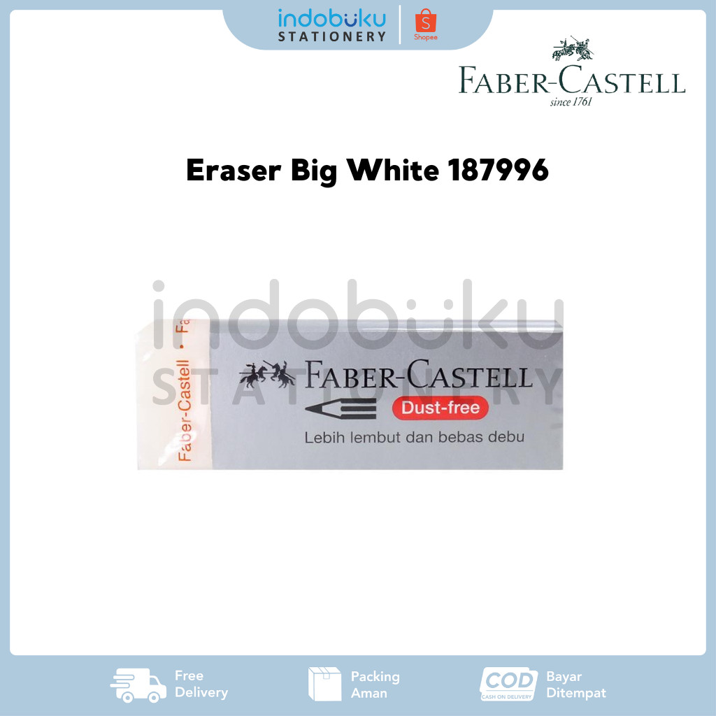 

Eraser Penghapus Faber-Castell Besar Putih 187996