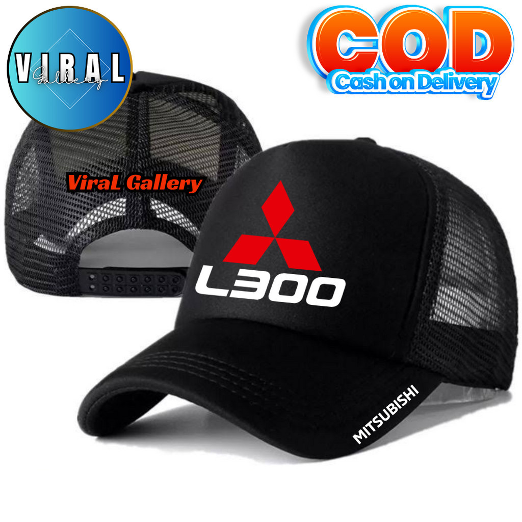 ViraL Gallery Topi Trucker L300 - Topi Distro L300 Logo - Topi MITSUBISHI L300 Premium - Topi Pria D