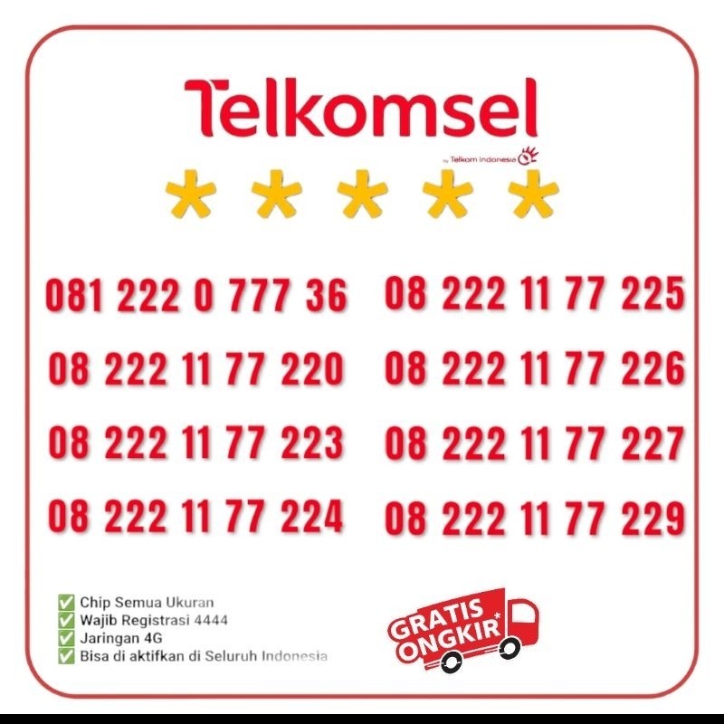 Nomor Cantik Simpati - Nomor Cantik Telkomsel - Simpati Cantik 8888