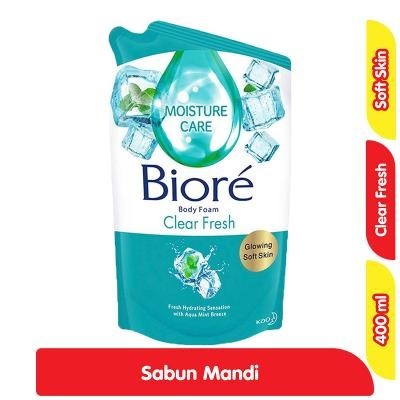 Biore Clear Fresh Sabun Mandi Refill 400 ml
