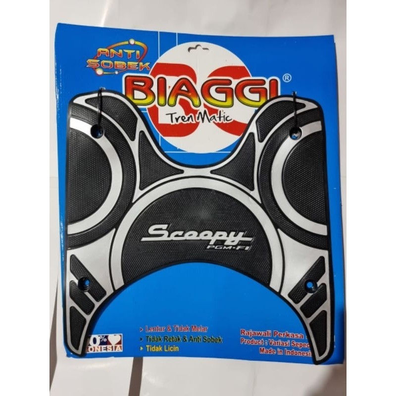 KARPET MOTOR SCOOPY F1 2014~2019 MERK BIAGGI(BAHAN TEBAL)