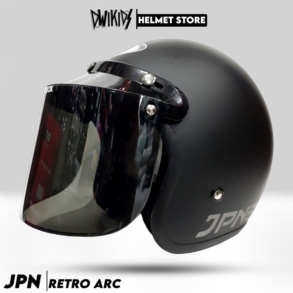 Helm JPN ARC Original Kaca Visor Datar/Cembung Standart SNI