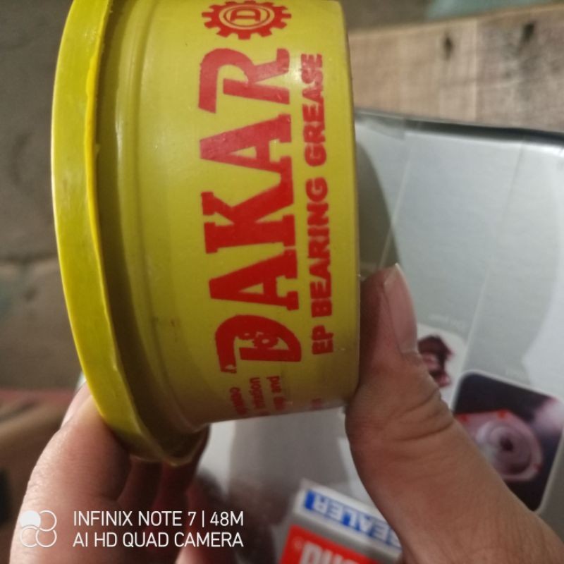 stempet bearing kecil Dakar hitam