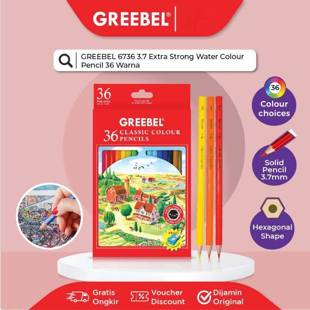 

Gramedia Jambi - GREEBEL 6736 - 3.7 MM WATER COLOUR PENCIL CRD