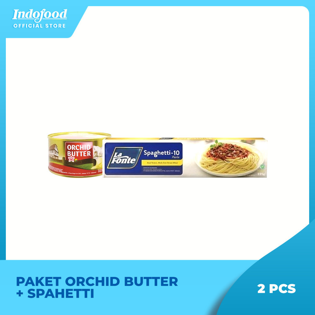 

Paket Orchid Butter 340 gr + La Fonte Spaghetti 225 gr