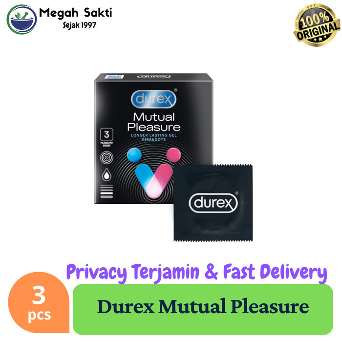 MGS - Kondom Durex Mutual Pleasure - Isi 3 pcs
