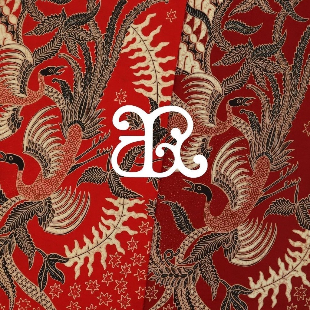 Bahan Kain Batik Meteran Potongan Motif Parang Bebek Mandarin