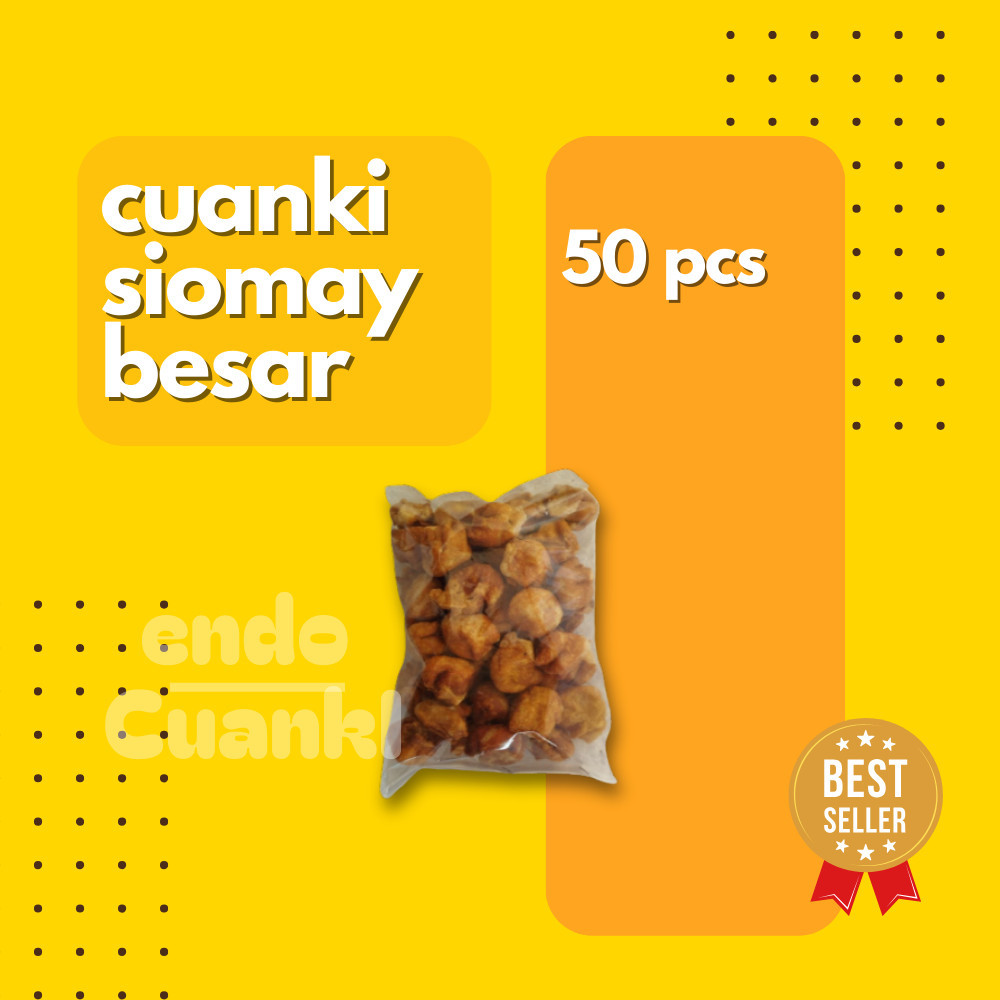 

50 Pcs CUANKI SIOMAY Kering Topping Pelengkap Baso Aci, Seblak dan Cuanki