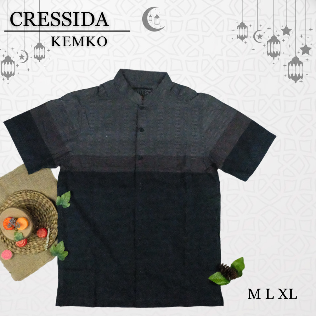 CRESSIDA Koko Lengan Pendek Katun Pria Original KB037X