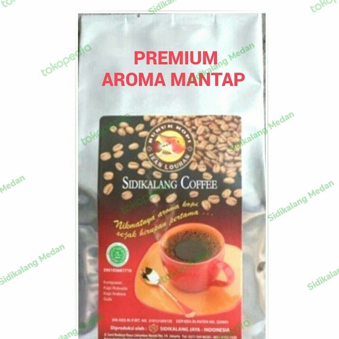 

[Coffee New] Kopi Sidikalang Aromanya Mantap./Kopi Medan . Bubuk Kopi Kasar 250 Grm - Halus