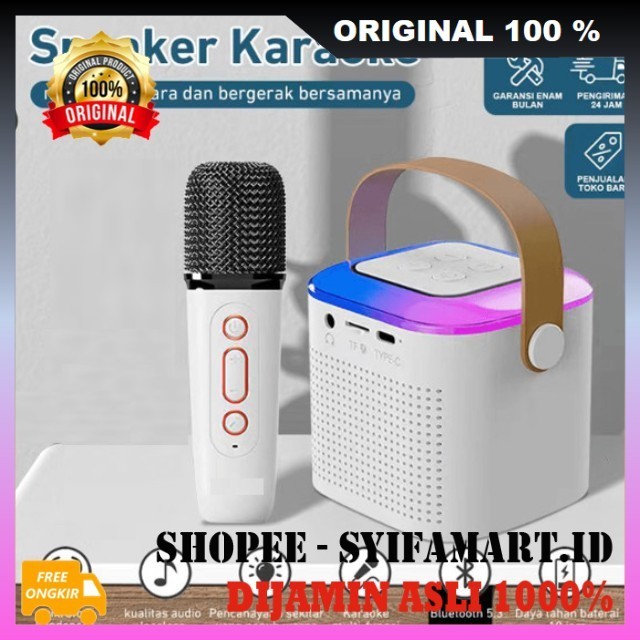 Speaker Karaoke Premium Speaker Bluetooth Karaoke 1Mic 100% ORIGINAL