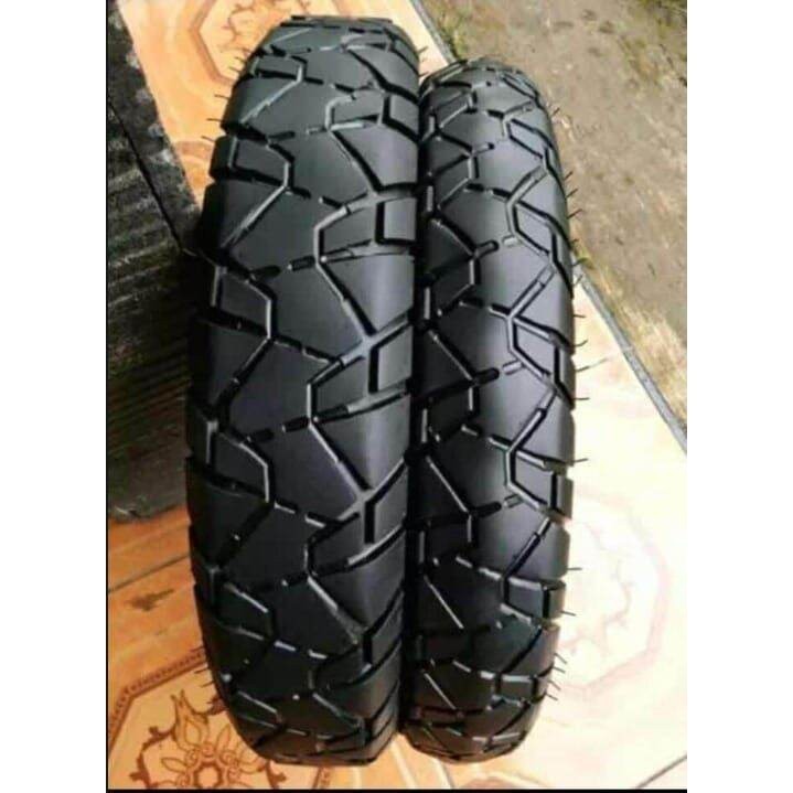 TERMURAH BAN SEMI TRAIL SEPASANG UNTUK SEMUA JENIS MOTOR MATIC RING 14 UKURAN 80-90&90&90