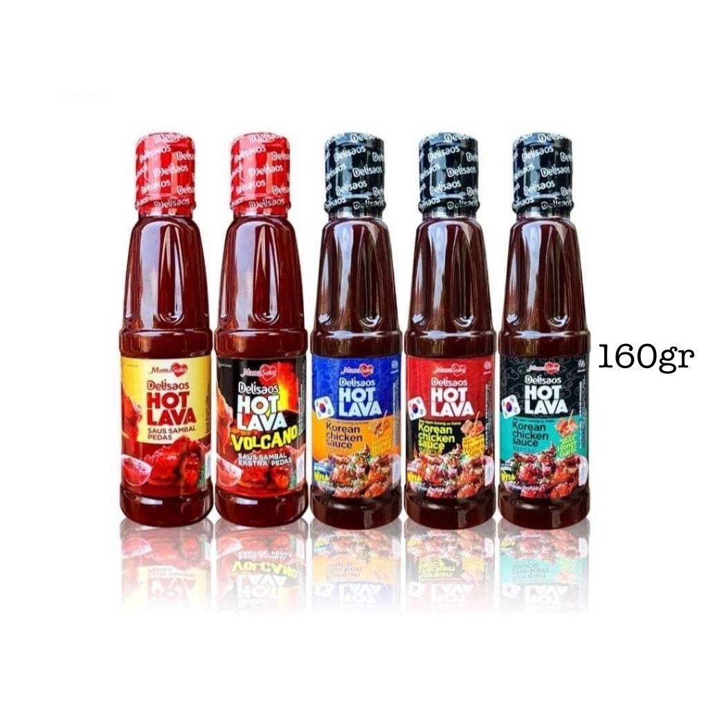 

Mamasuka Delisaos Hot Lava Sambal Pedas 160gr Korean Chicken Sauce