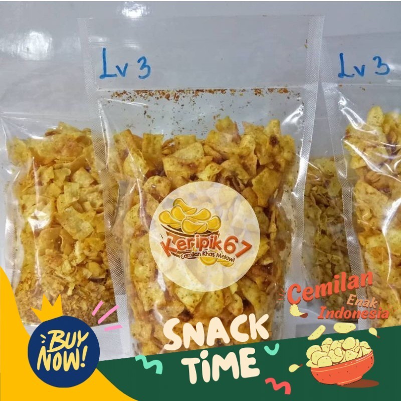 

PROMO SPESIAL KERIPIK PINOH RASA ASIN / KERIPIK SINGKONG KHAS PINOH