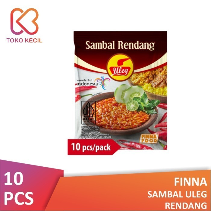 

Finna Sambal Uleg Rendang Sachet 18gr (10 Pcs)