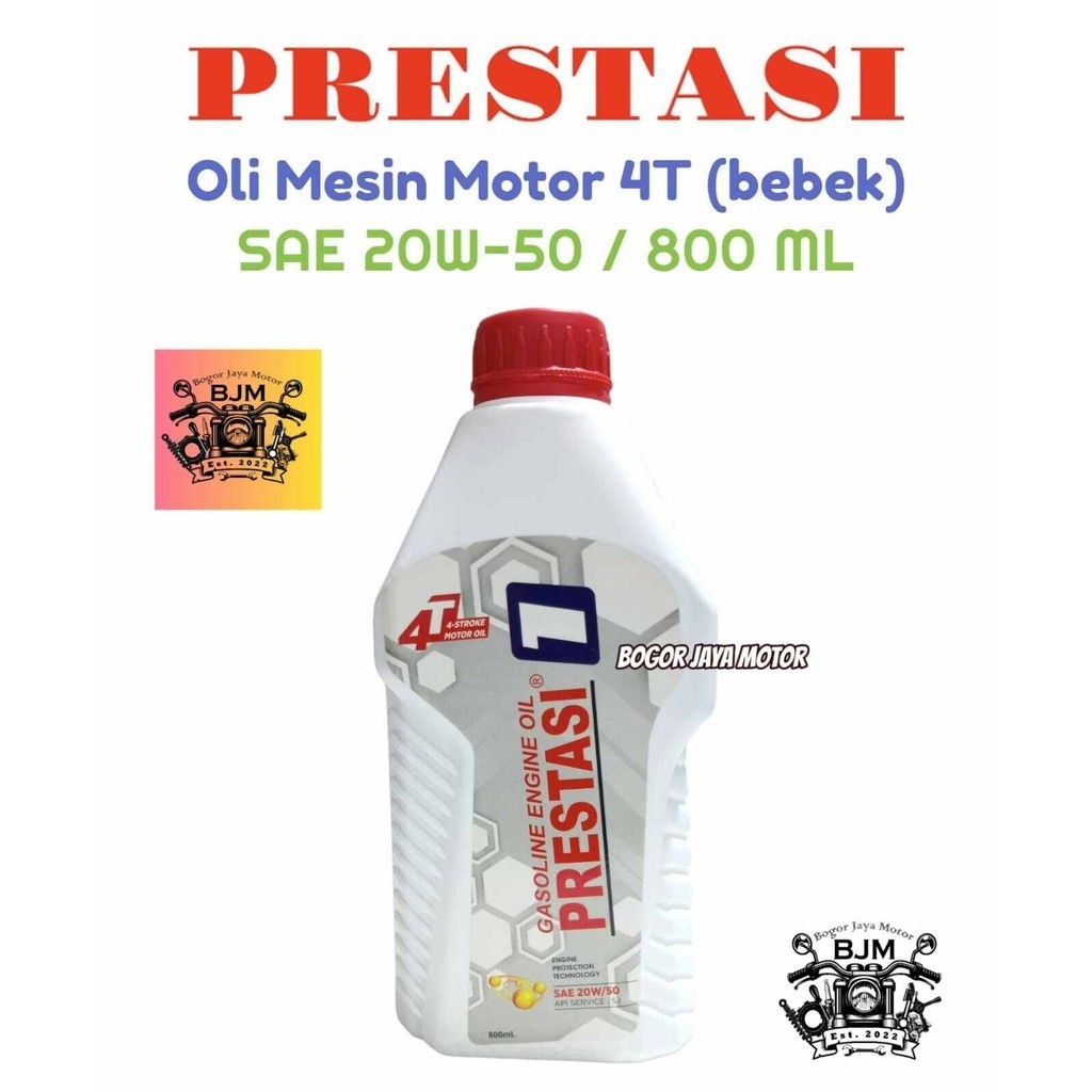 PRESTASI OLI MESIN MOTOR BEBEK 800ML OLI MESIN 4T 0.8L OLI MESIN MOTOR MURAH OLI MOTOR MURAH