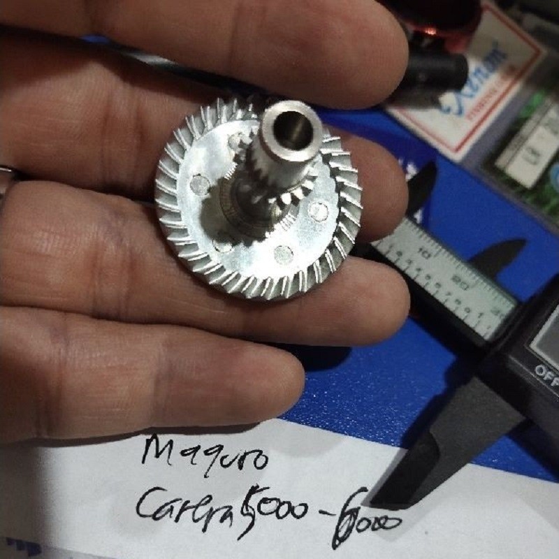 Part reel main gear Maguro Carrere 1000 2000 3000 4000 5000 6000 Drive gear gigi payung power handel