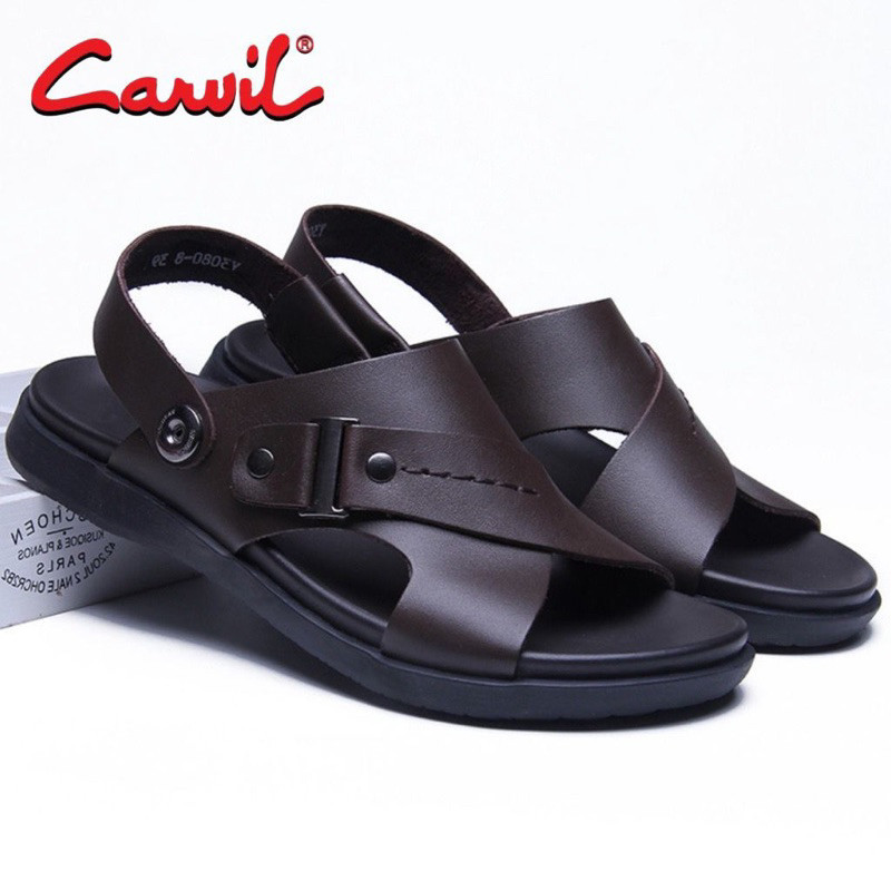 Terlaris Sandal Sendal Sepatu Slop Selop Kulit Original Kulit Pria Cowok Anak Laki-laki Dewasa 39-43