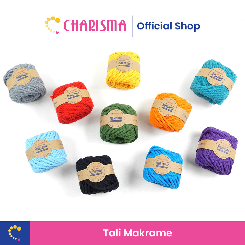 Charisma Tali Katun Makrame - Tali Katun Burgundy