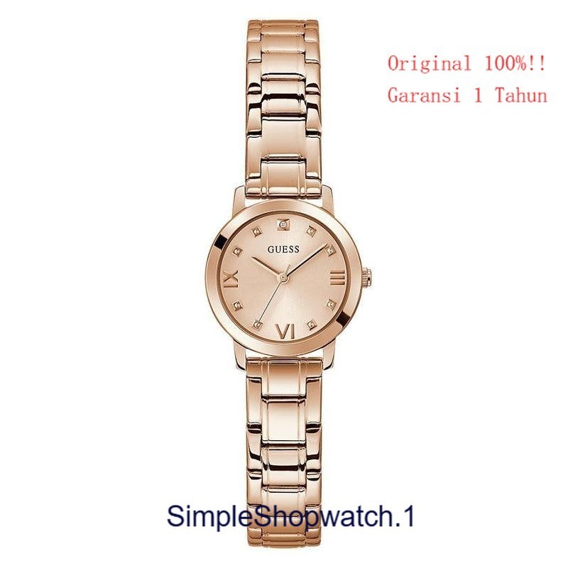 Original 100% GUESS GW0532L5 MELODY Jam Tangan Wanita  Rose Gold Garansi Resmi 1 Tahun