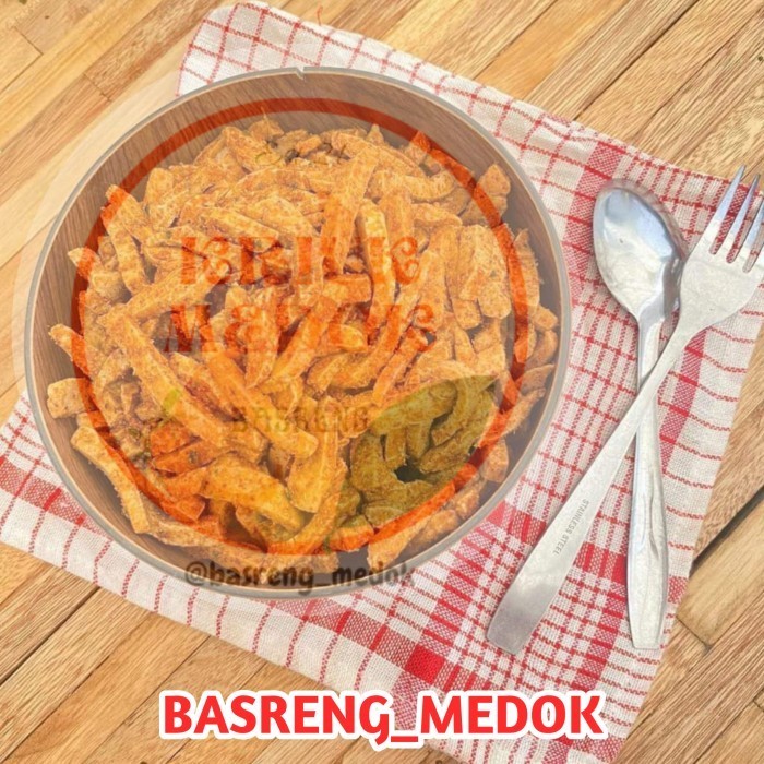 

Basreng Kriuk Medok 1/2 kg /Pedas Daun Jeruk/Pedas Asin/ -