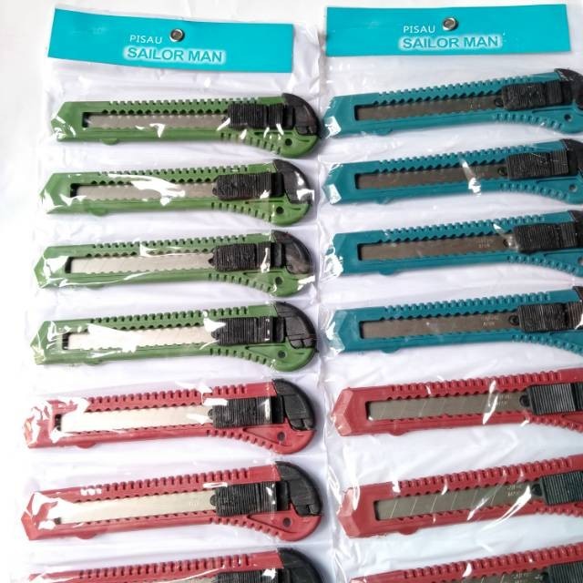 

GW [1 PCS] PISAU CUTTER BESAR L500 KUALITAS PATEN TAJAM TERMURAH
