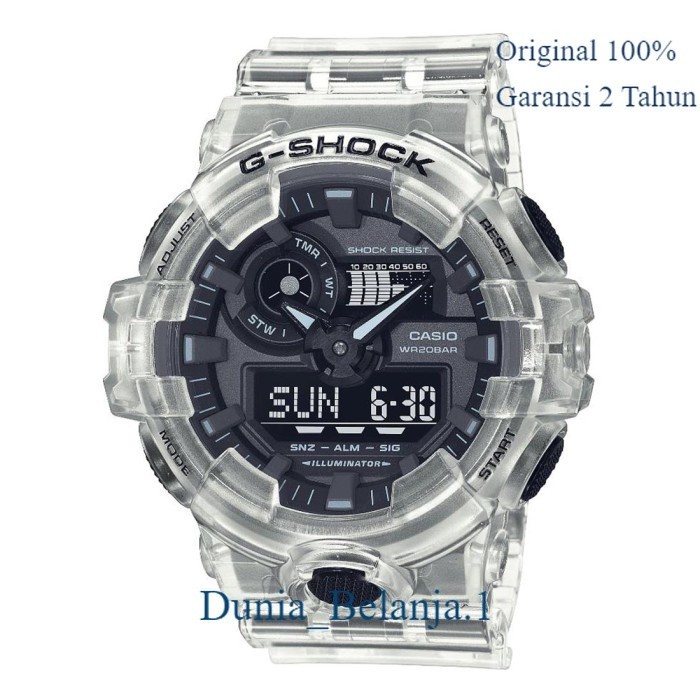 Original 100% Casio G-SHOCK GA-700SKE-7ADR Jam Tangan Pria GSHOCK GA700 GA-700SKE-7A Garansi Resmi 2