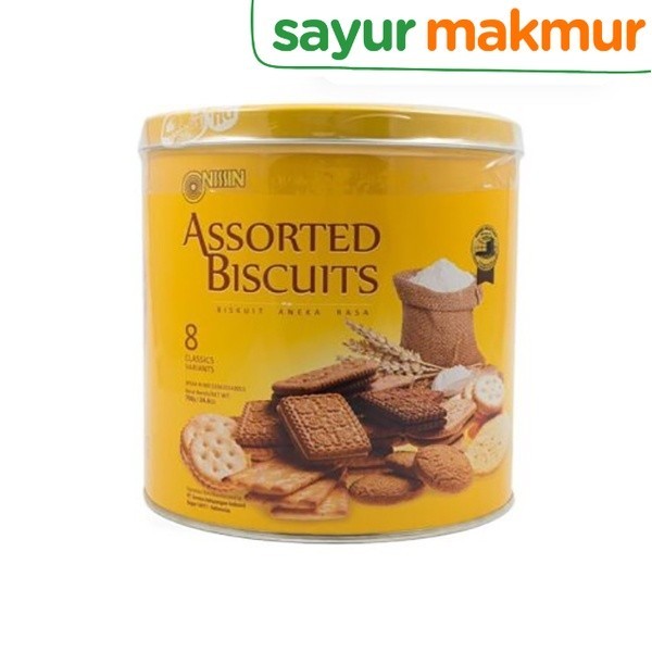 

Nissin Biskuit Assorted Yellow Kaleng 700 gram Sayurmakmur