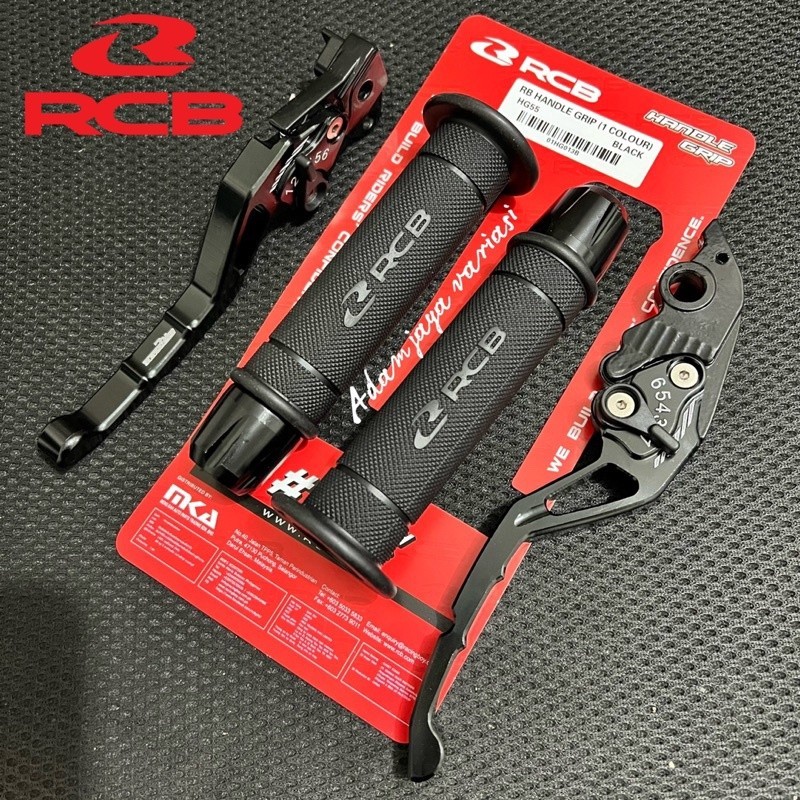 RCB Original Handgrip HG55 + Jalu stang + Handle rem stelan Nmax Aerox 155 Lexi Freego Vario Beat Pc
