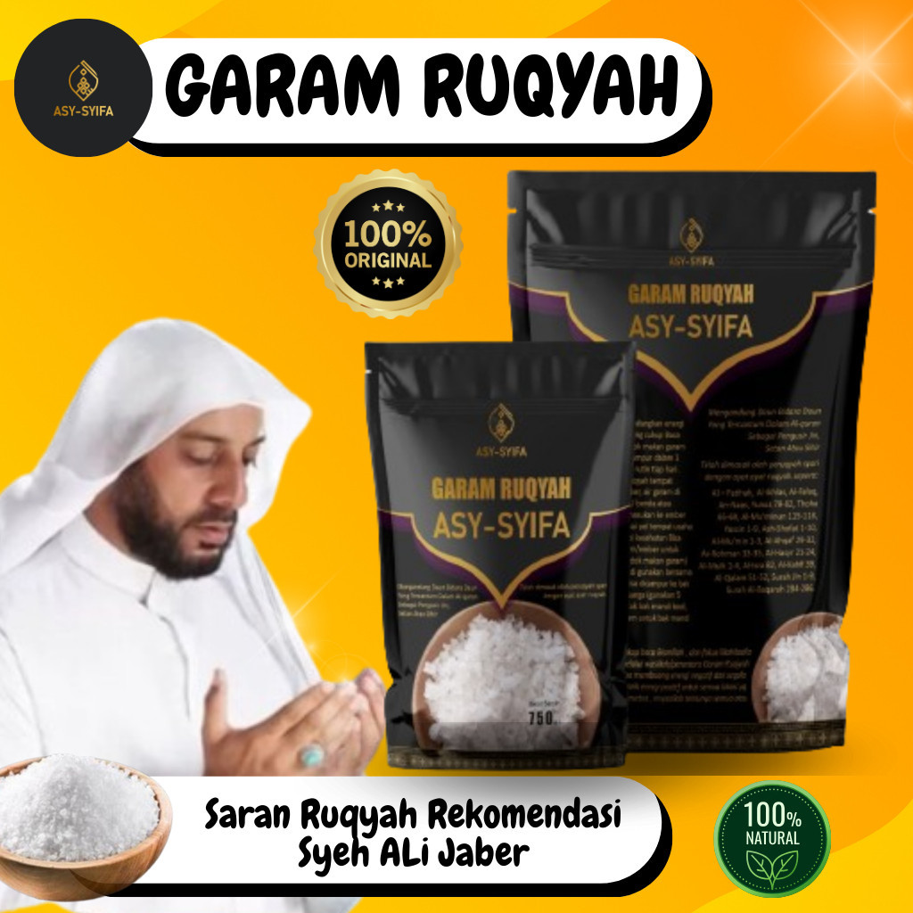 

Garam Ruqyah AsySyifa Original - Untuk Mengatasi Penyakit Non Medis