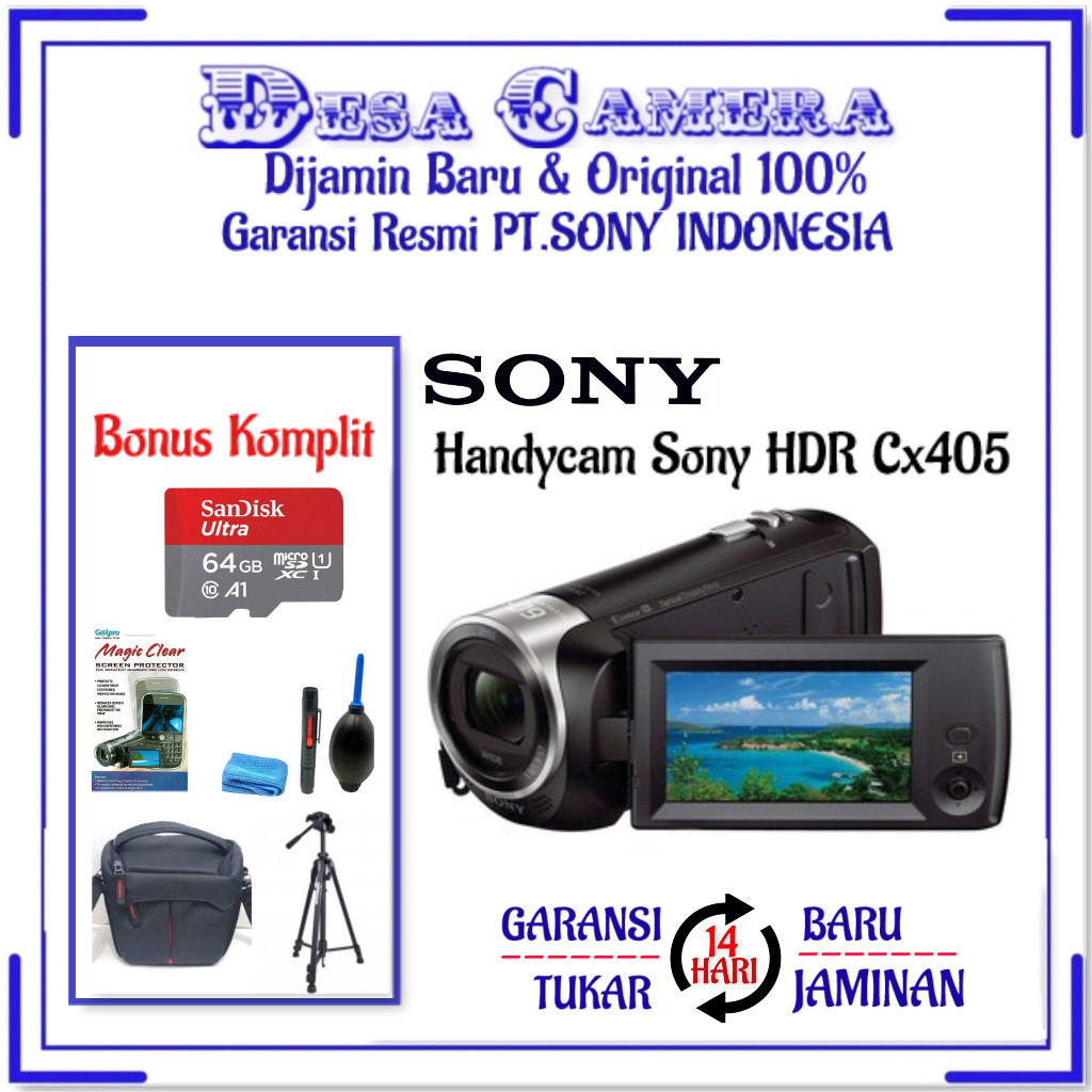 Handycam Sony HDR Cx405 Garansi Resmi - Sony Cx 405