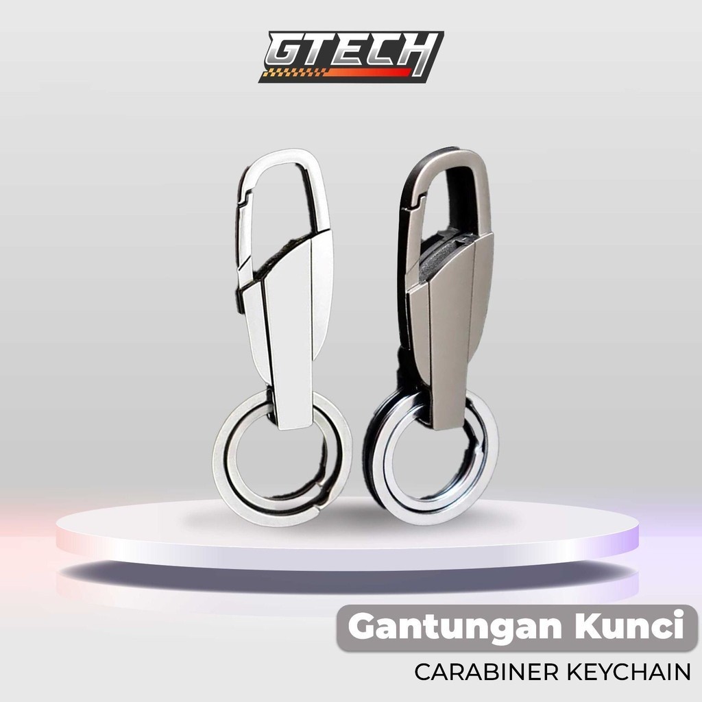 SANYU Gantungan Kunci Carabiner Keychain Stainless Steel - K372: Kokoh dan Praktis