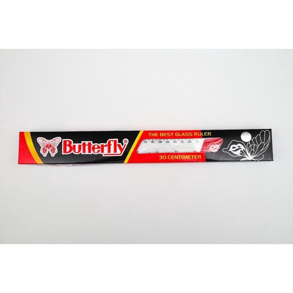 

[ATK BRO] Penggaris Butterfly 30cm (12Pcs)