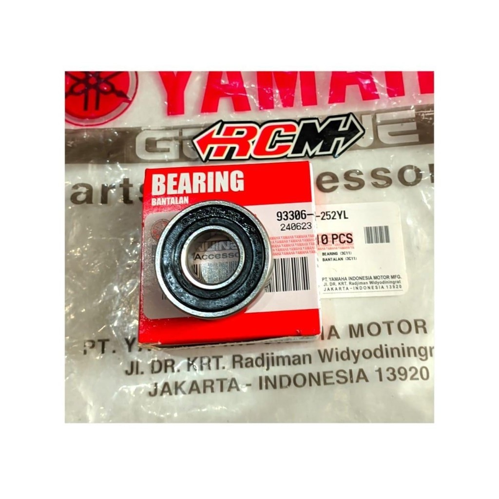 93306-252YL BEARING LAKER LAHER 6252 RODA BELAKANG VIXION LAMA OLD NEW NVA NVL RXKING MX KING YZF R1