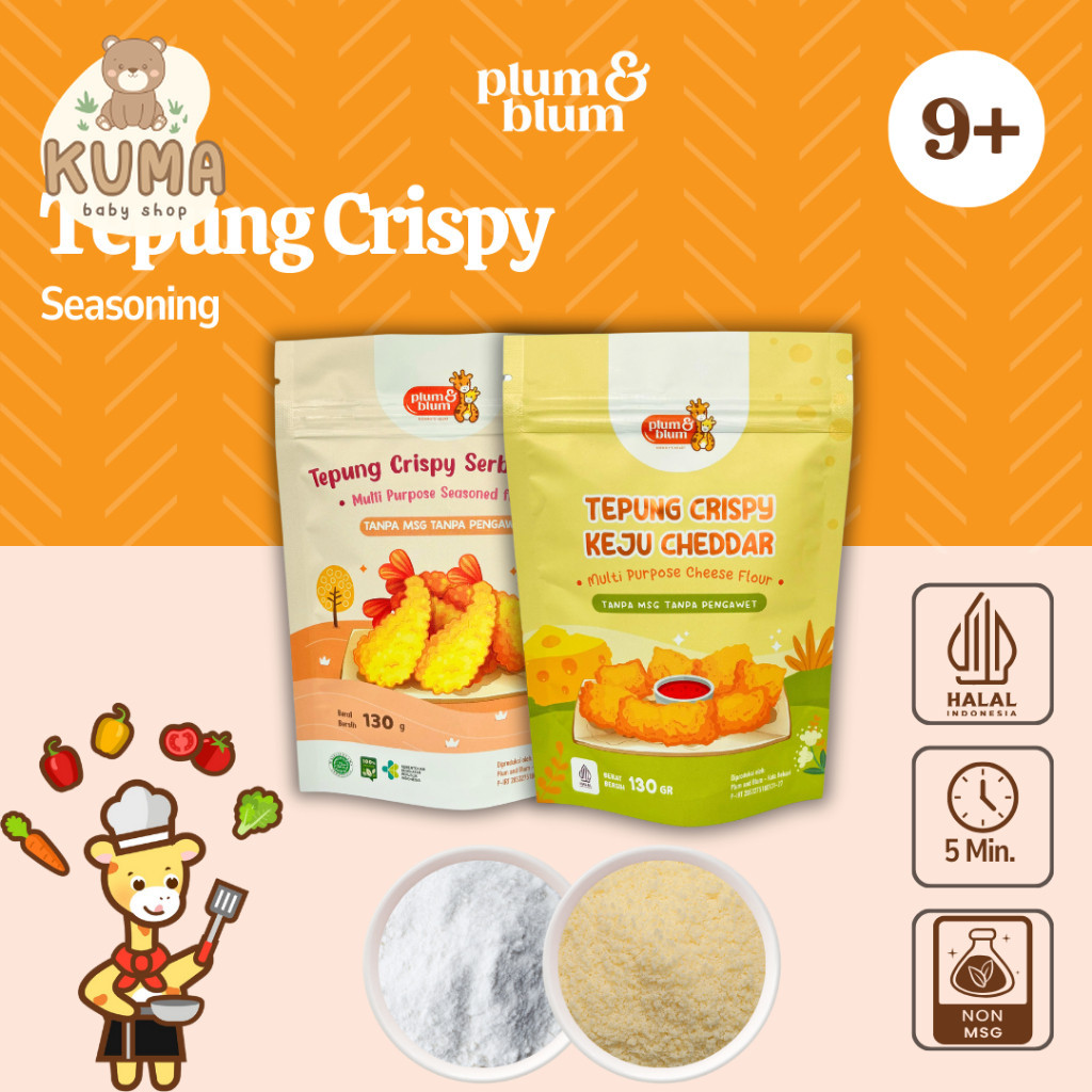 

Plum & Blum - Tepung Crispy Serbaguna / Tepung Bumbu Serbaguna -150 gr