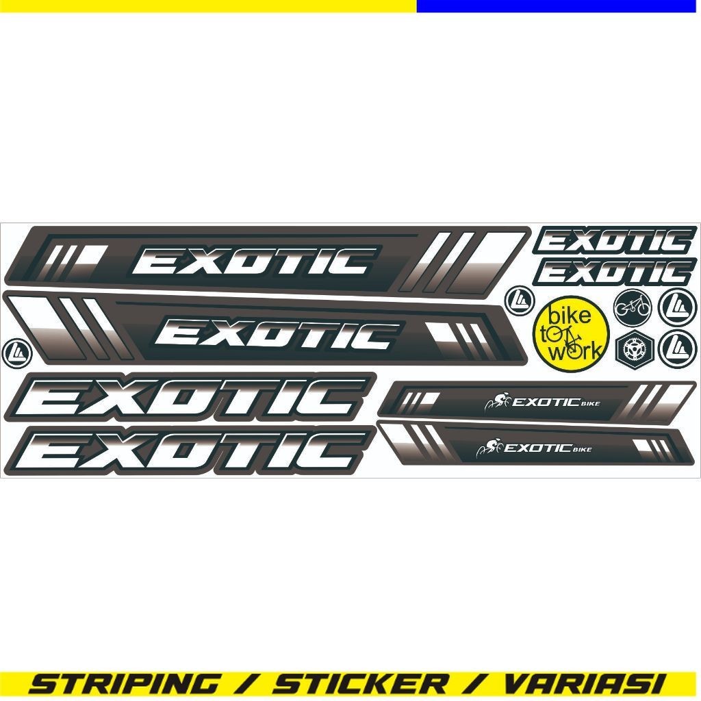 striping terlaris / STIKER BIKE STIKER EXOTIC VARIASI STIKER SEPEDAH EXOTIC MOTIF STRIPING SEPEDA