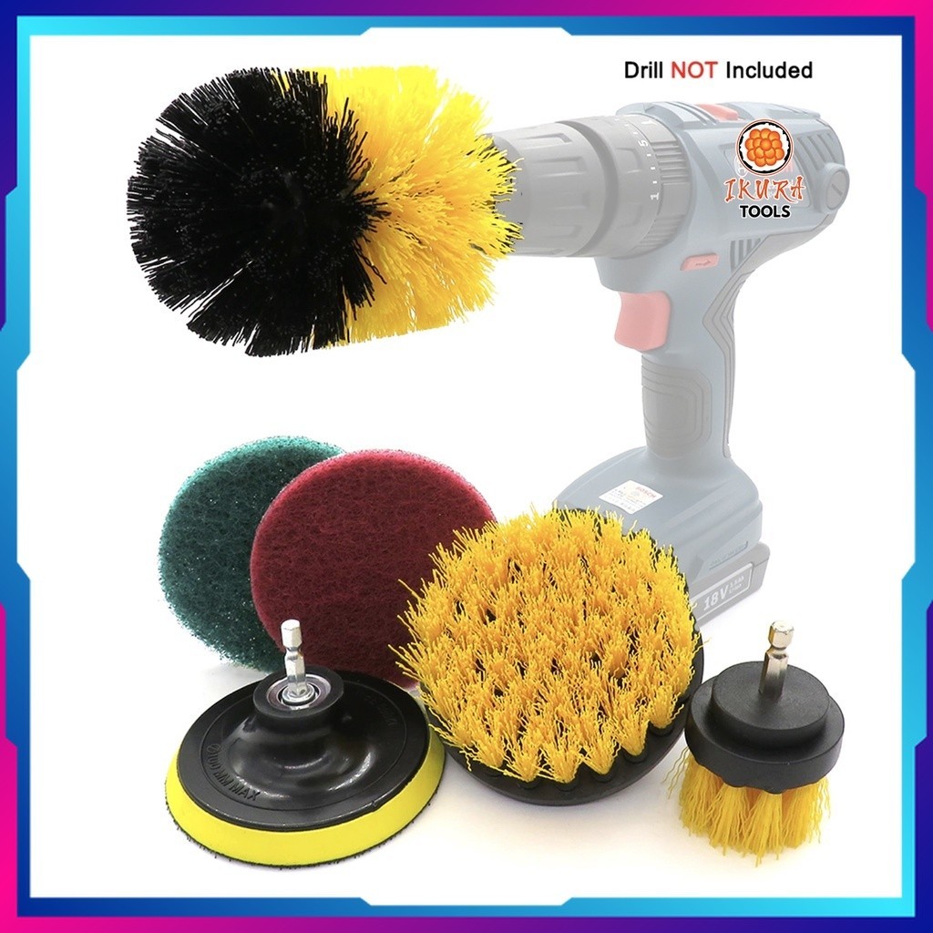 Kepala Mata Sikat Bor Sikat Poles Gosok Pembersih Serbaguna