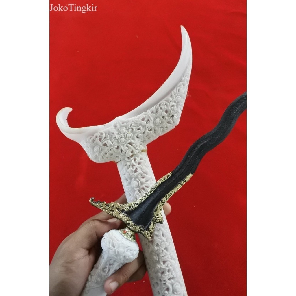 

keris langitan MEGANTORO kinatah ukir g4d1ng ldr - bilahan saja WKP murah