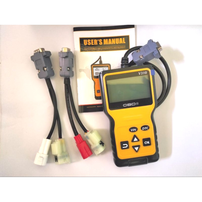 Scaner OBD2 untuk motor injeksi Honda Yamaha Kawasaki Scanner OBD 2 REMAP ECCU cek kode kerusakan
