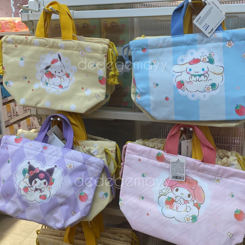 Miniso x Sanrio - Tas Lunch Box Thermal Serut Sanrio
