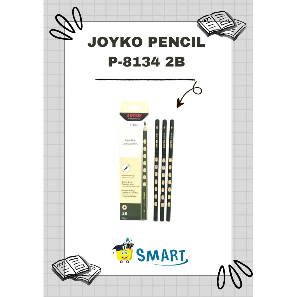 

(1Pack) JOYKO PENCIL P-8134 2B
